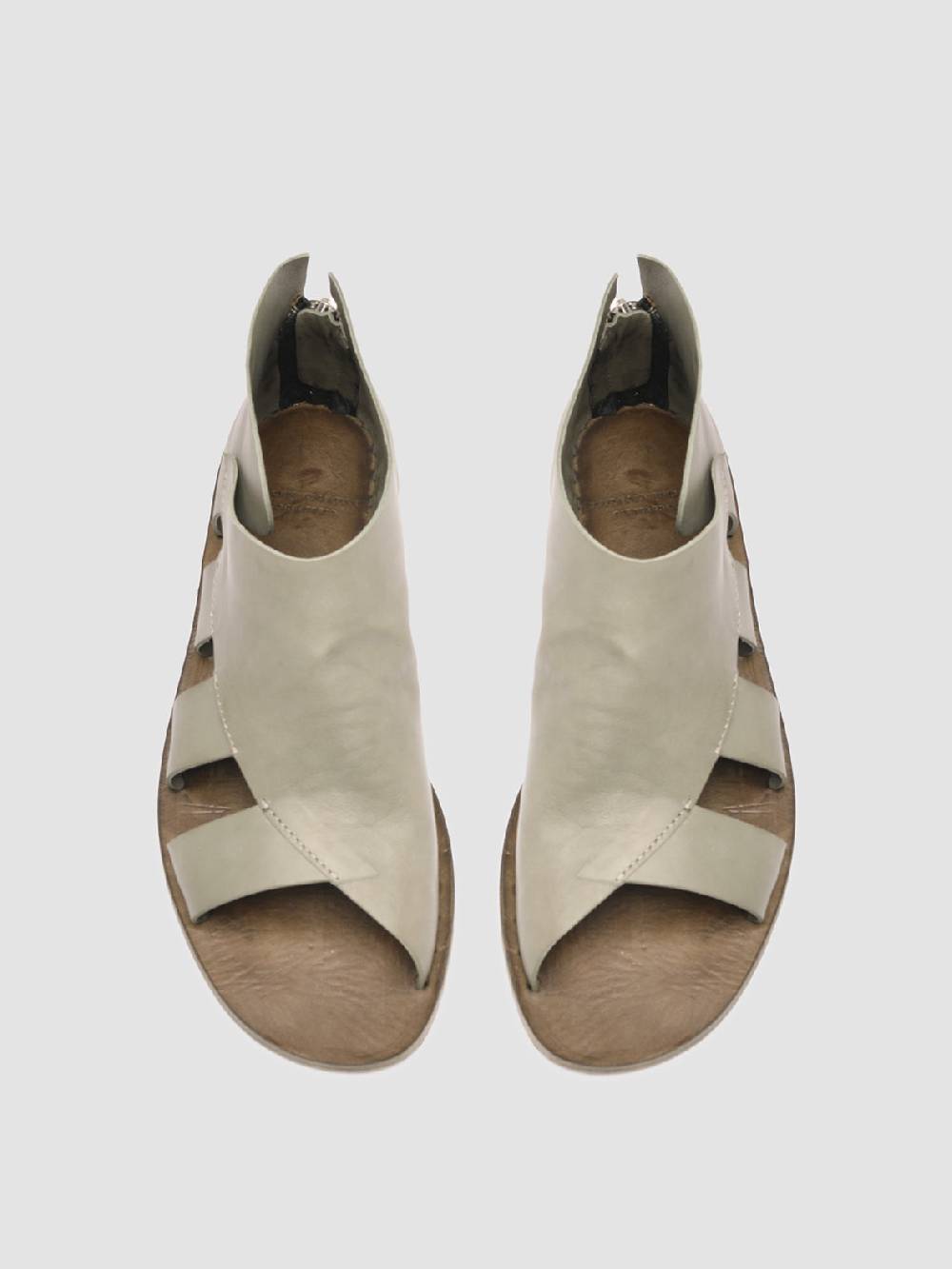 Officine Creative ITACA 032 Sandali in Pelle Grigia Outlet