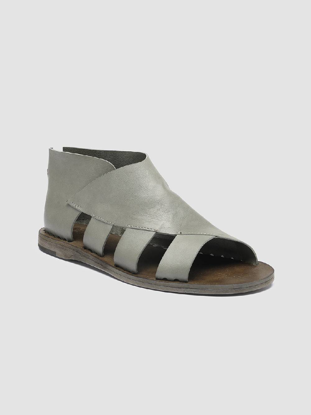 Officine Creative ITACA 032 Sandali in Pelle Grigia Outlet