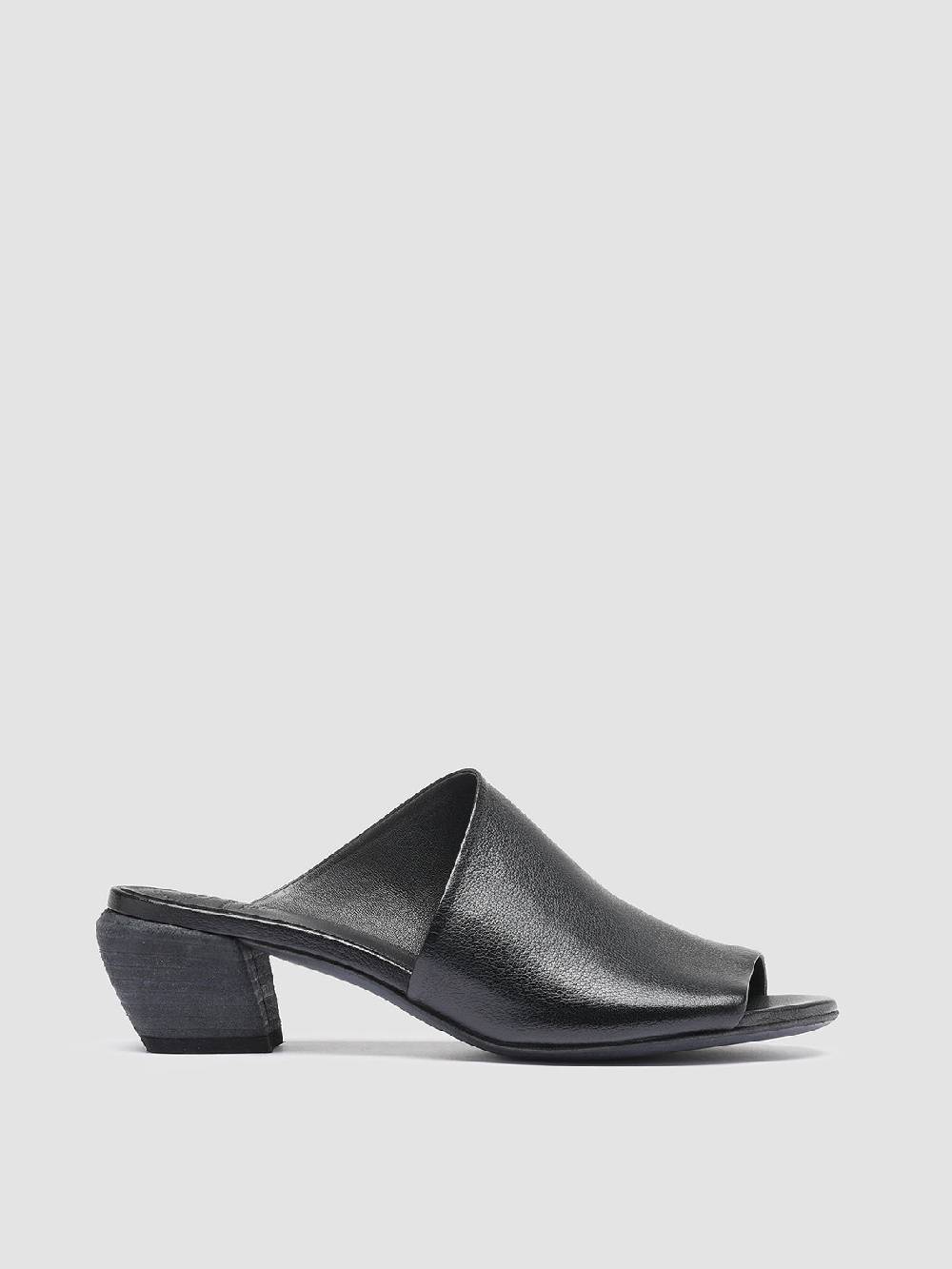 Officine Creative HELYETTE 016 Sabot in Pelle Nera In Vendita