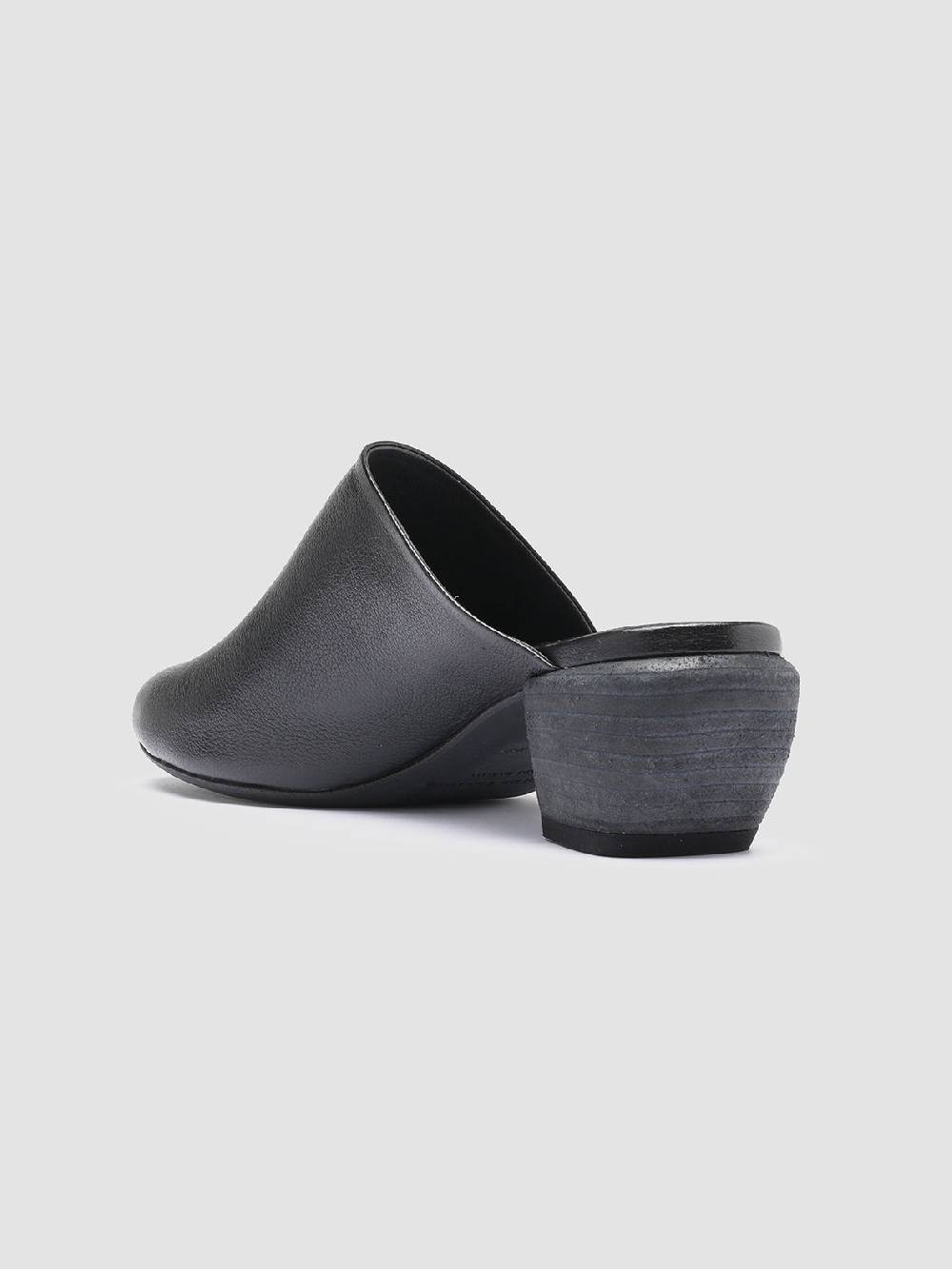 Officine Creative HELYETTE 016 Sabot in Pelle Nera In Vendita