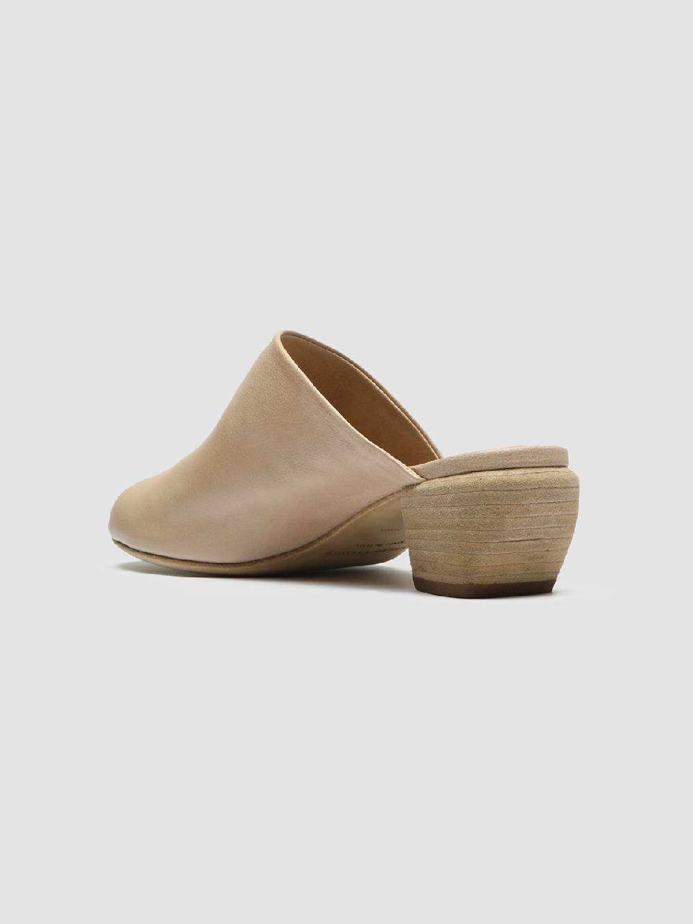 Officine Creative HELYETTE 016 Sabot in Pelle Tortora Saldi