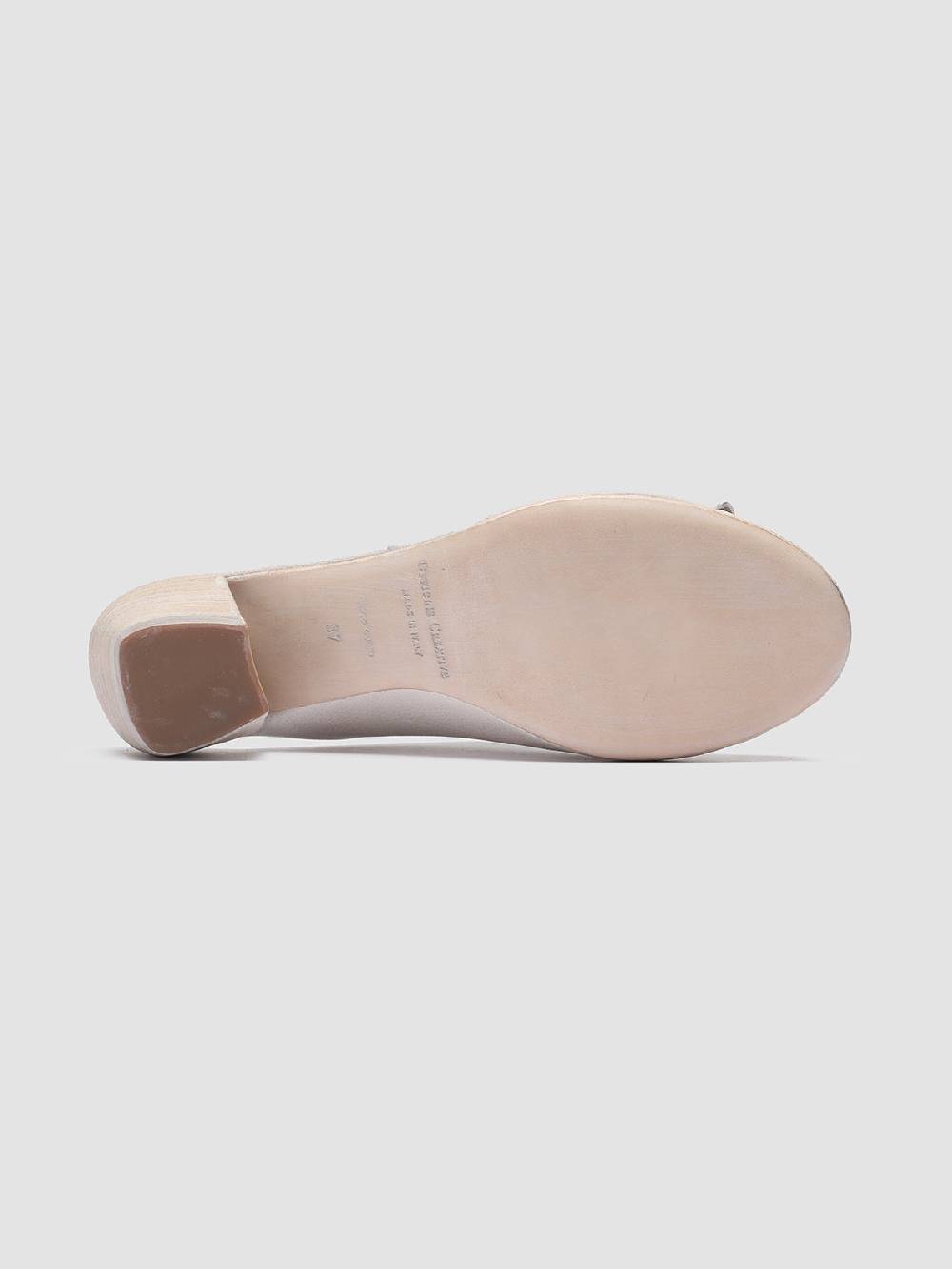 Officine Creative HELYETTE 016 Sabot in Pelle Bianca Offerte