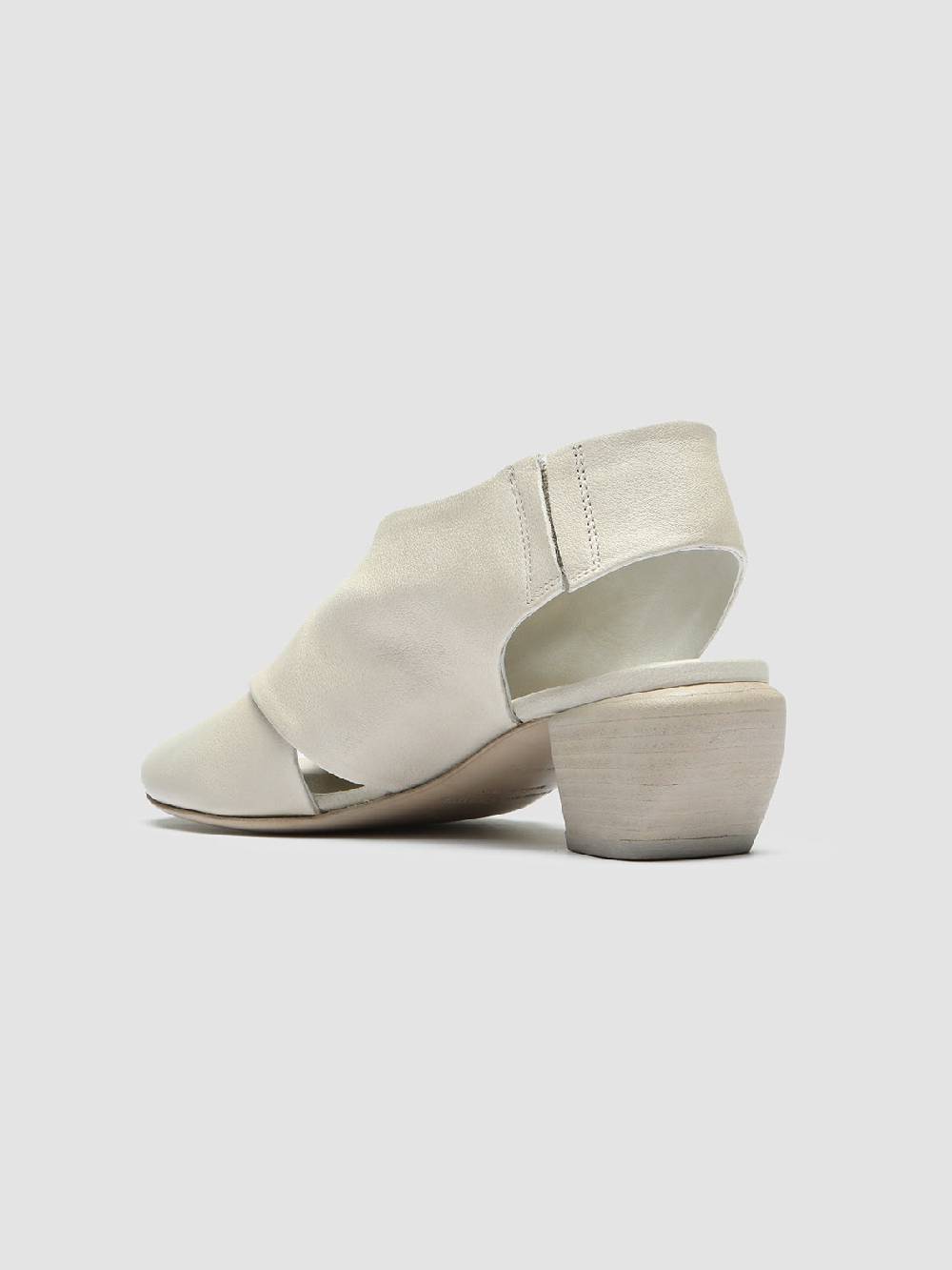 Officine Creative HELYETTE 024 Off White Leather Slide Sandals Hotsell