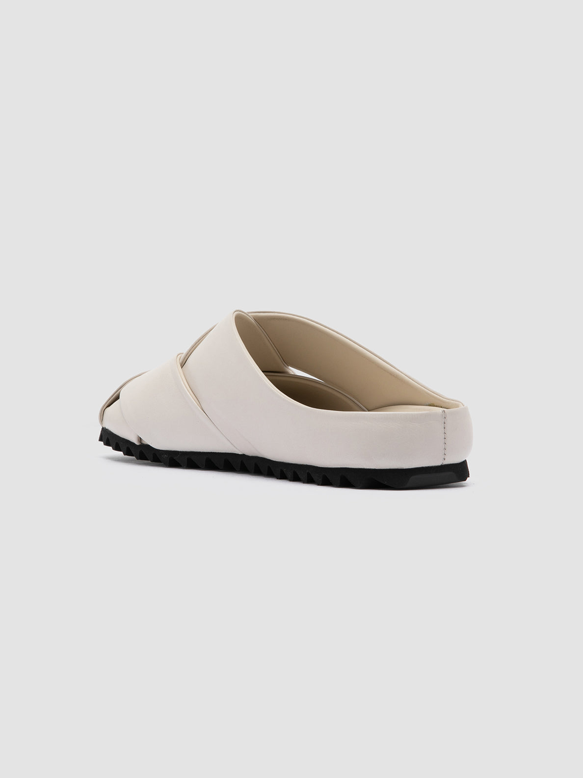 Officine Creative PELAGIE 018 Sandali Sabot in Pelle Bianca Vendita Economica
