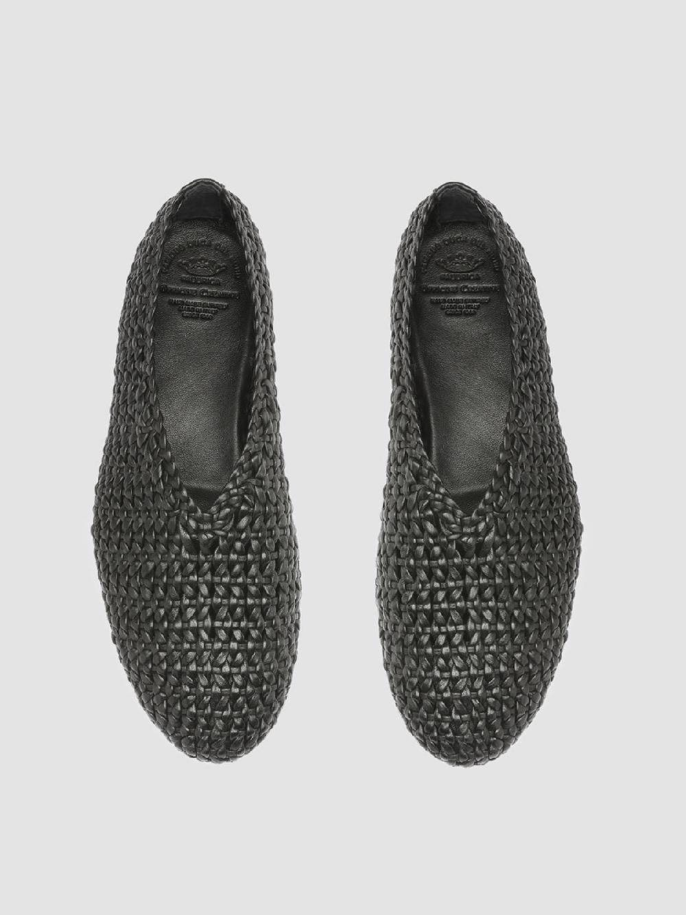 Officine Creative BESSIE 011 Mocassini in Pelle Nera Nuova