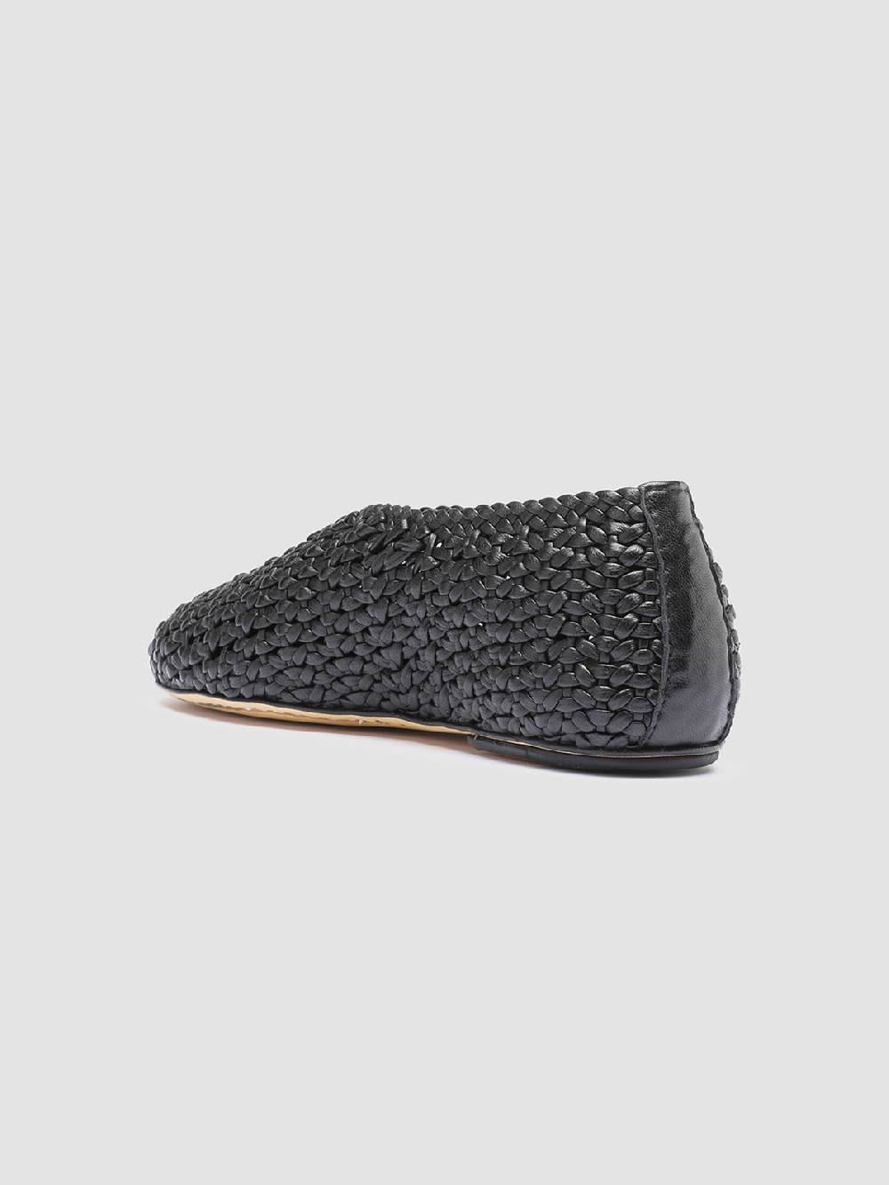 Officine Creative BESSIE 011 Mocassini in Pelle Nera Nuova