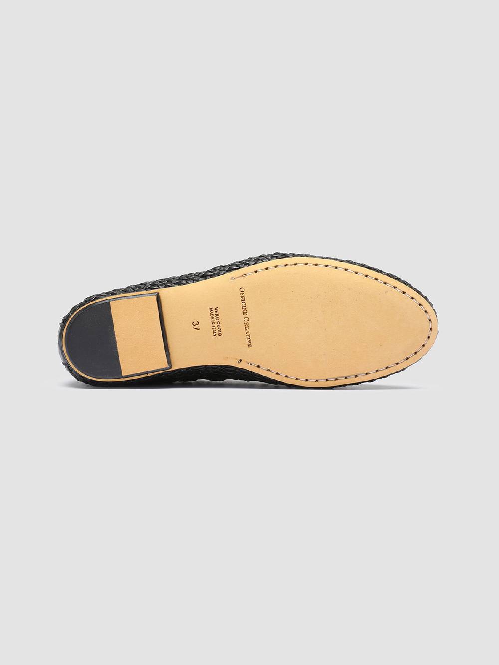 Officine Creative BESSIE 011 Mocassini in Pelle Nera Nuova
