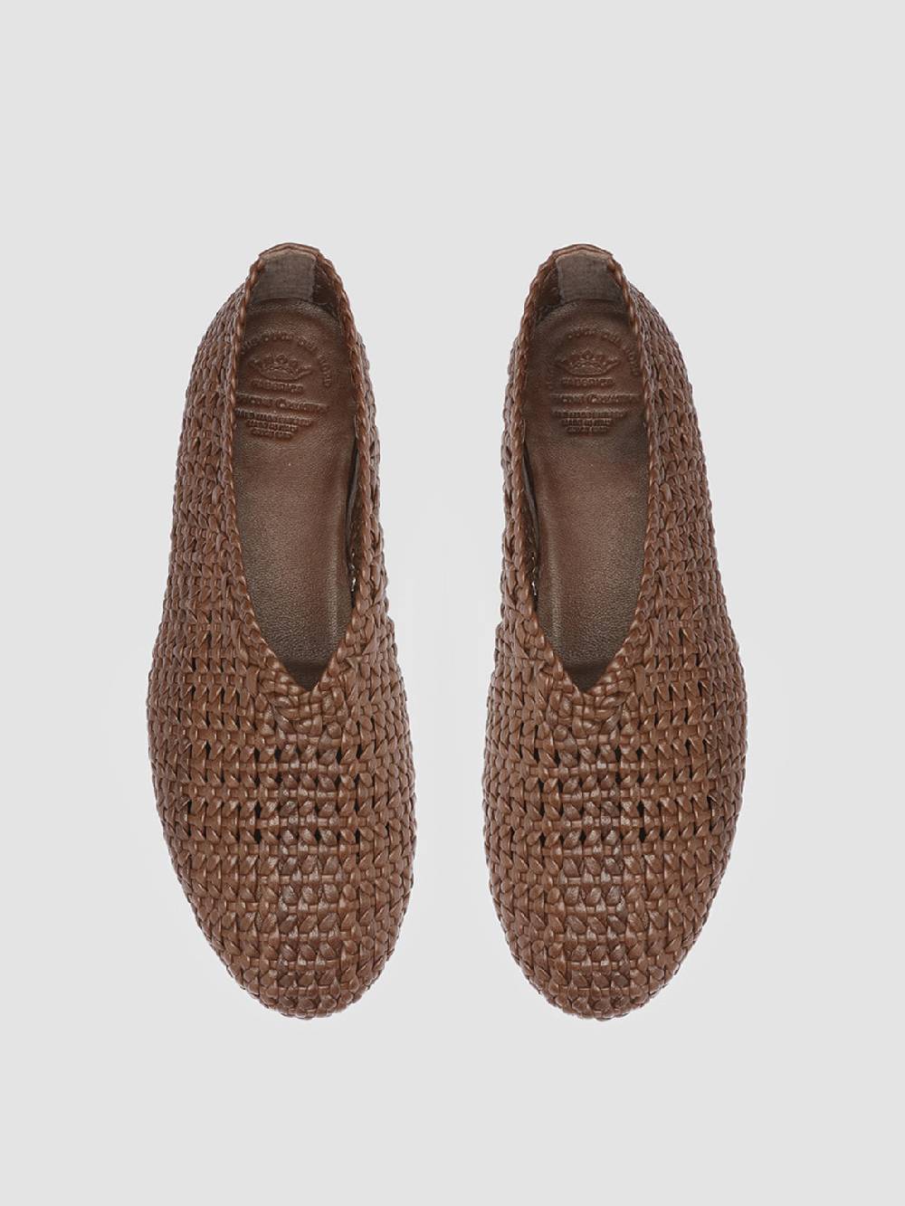 Officine Creative BESSIE 011 Mocassini in Pelle Marrone Moda