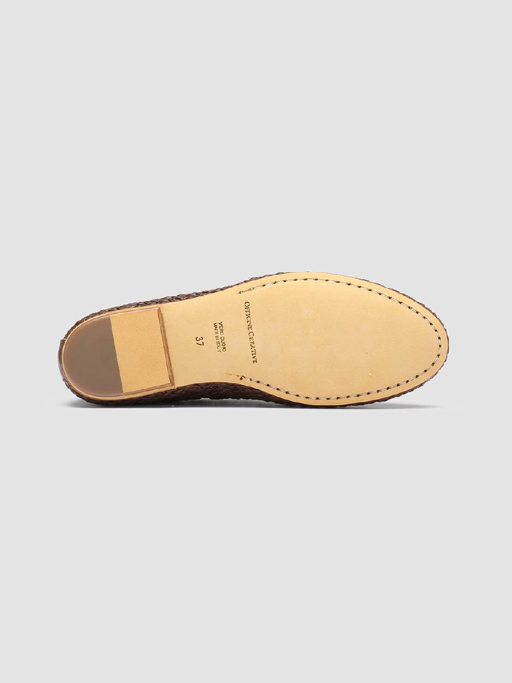 Officine Creative BESSIE 011 Mocassini in Pelle Marrone Moda