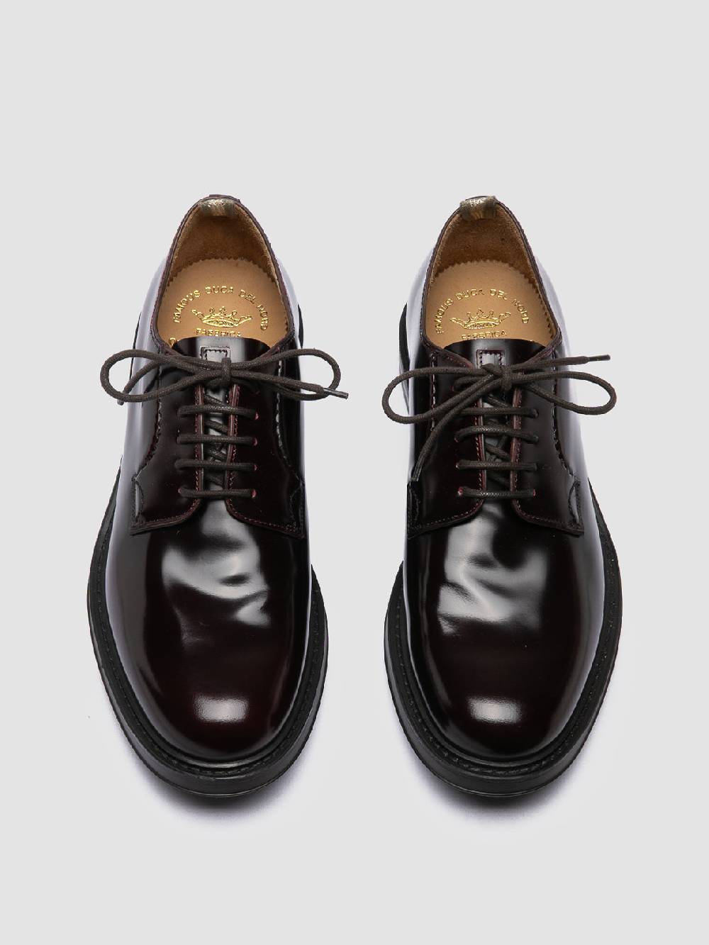 Officine Creative UNIFORM 003 Derby in Pelle Bordeaux 2025