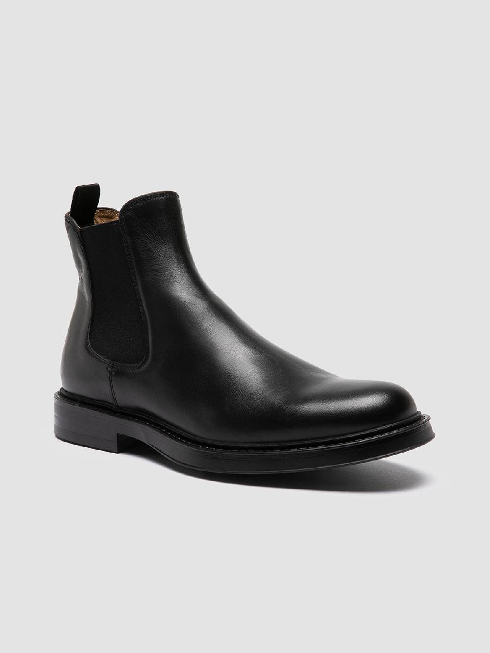 Officine Creative UNIFORM 005 Stivaletti Chelsea in Pelle Nera Italy