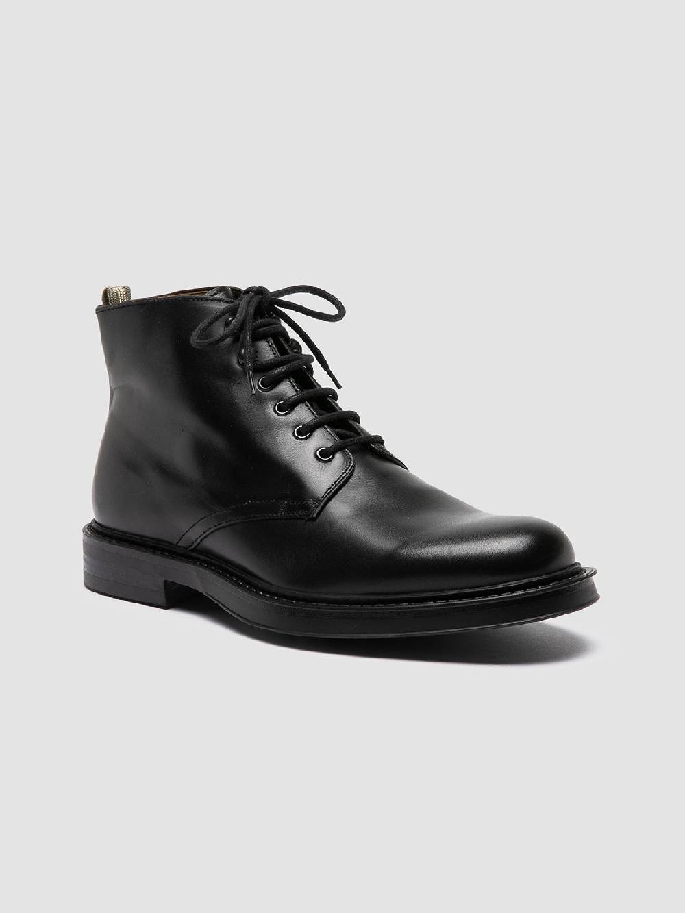 Officine Creative UNIFORM 018 Stivali Neri in Pelle 2025
