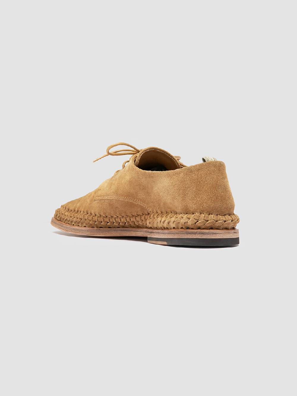 Officine Creative MILES 001 Brown suede derby shoes Qualità
