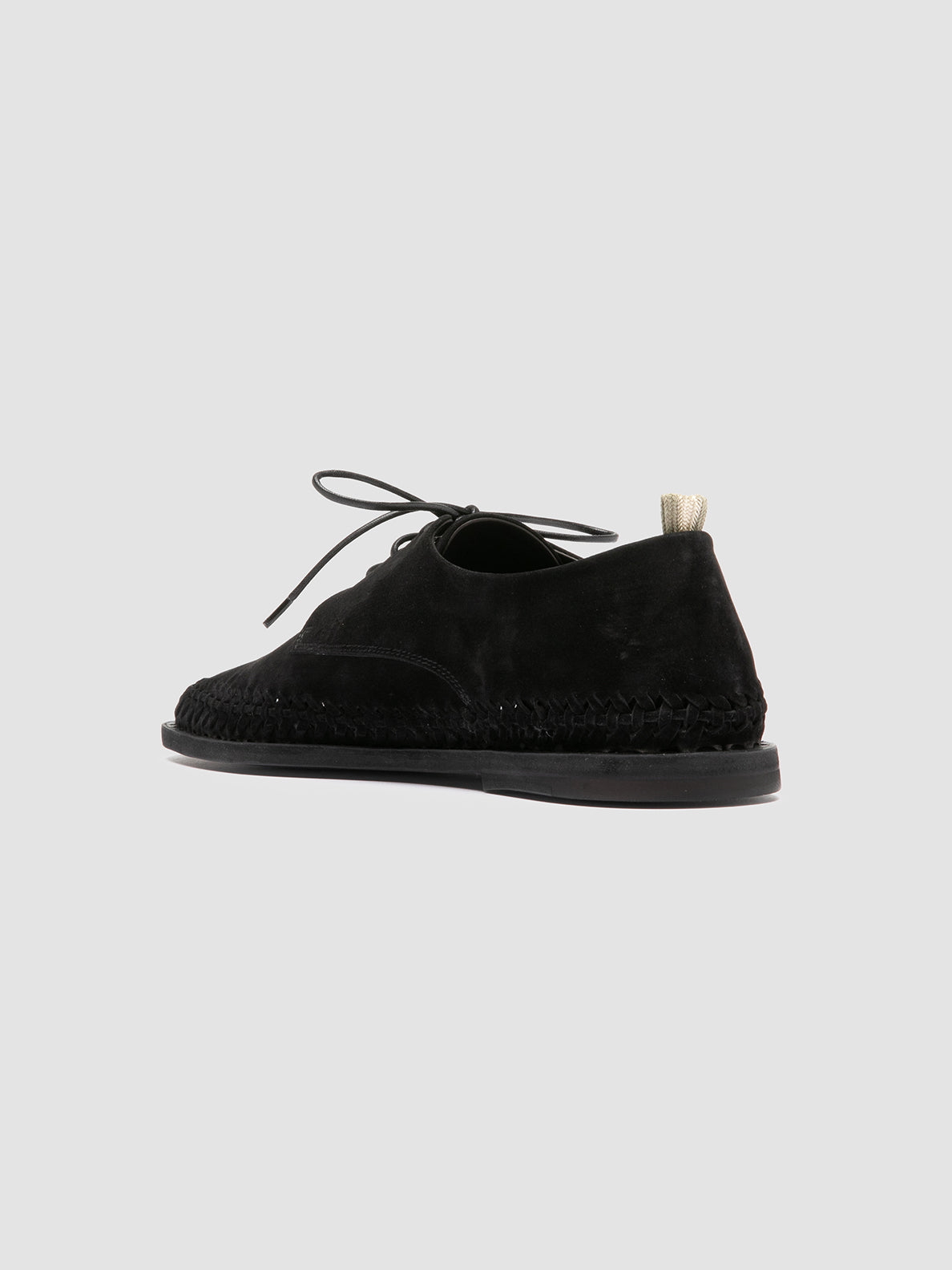 Officine Creative MILES 001 Black Suede derby shoes Vendita