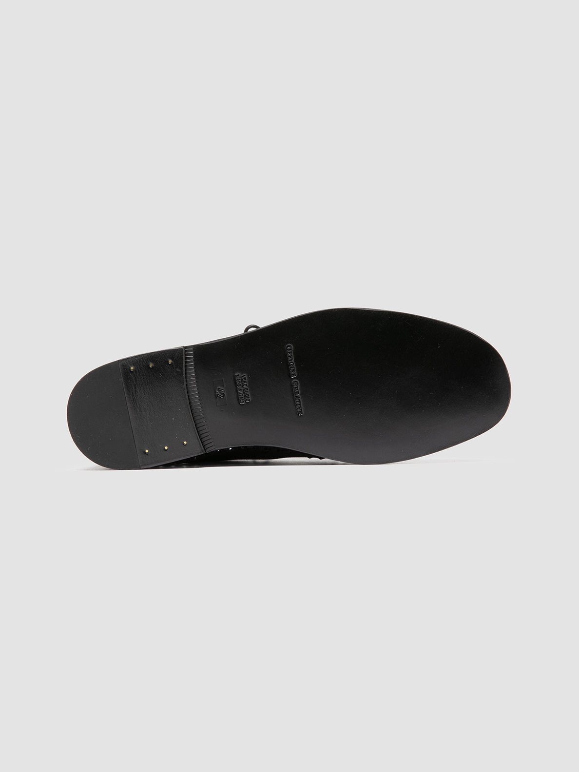 Officine Creative MILES 001 Black Suede derby shoes Vendita