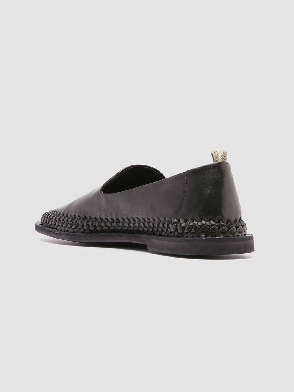 Officine Creative MILES 002 Mocassini in Nappa Nera Promozione