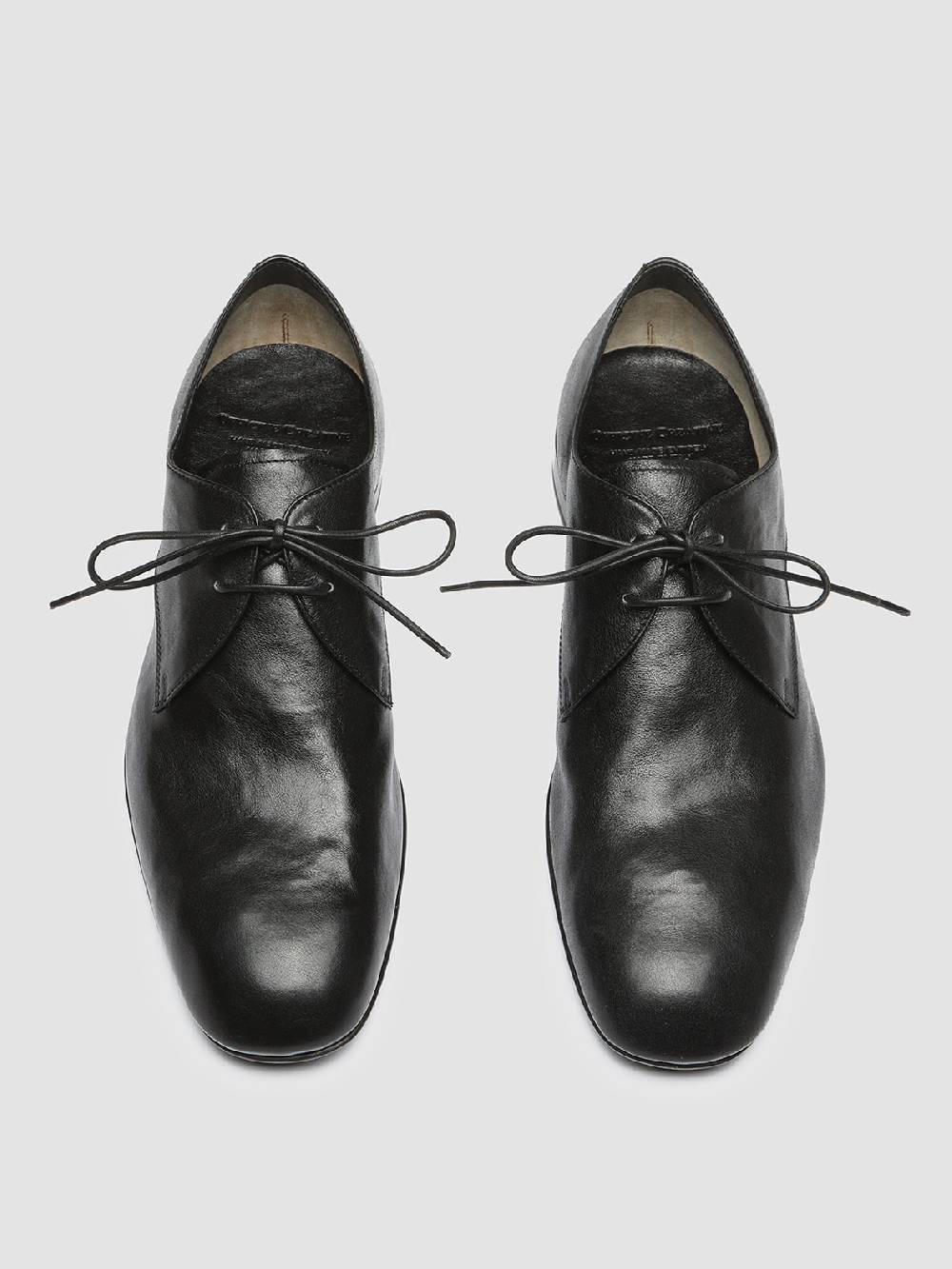 Officine Creative HARVEY 002 Black Leather Derby Shoes Spedizione Gratuita