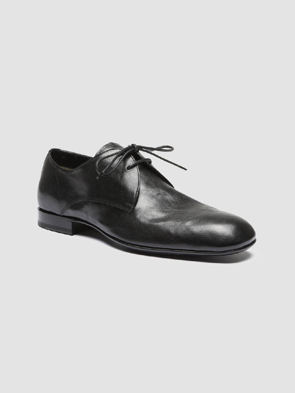 Officine Creative HARVEY 002 Black Leather Derby Shoes Spedizione Gratuita