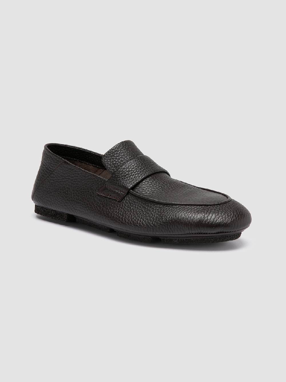 Officine Creative C-SIDE 001 Mocassini in Pelle Scamosciata Grigia Pezzi Unici