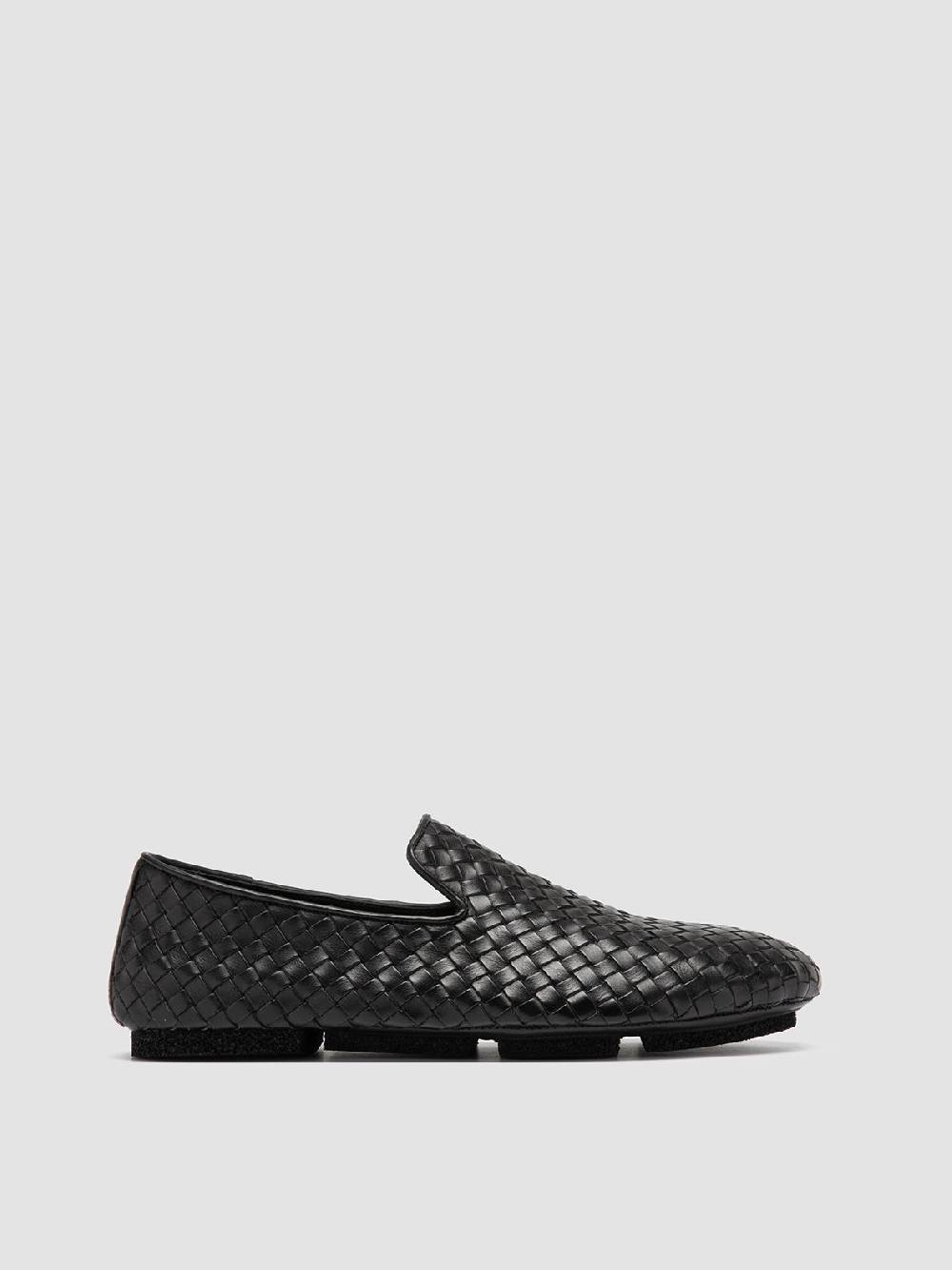 Officine Creative C-SIDE 002 Mocassini in Pelle Nera Qualità Garantita