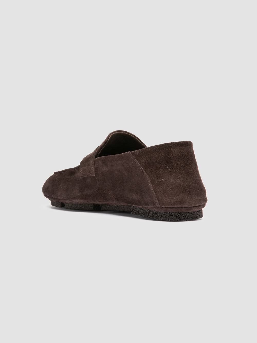 Officine Creative C-SIDE 001 Mocassini in Pelle Scamosciata Marrone Negozi Online