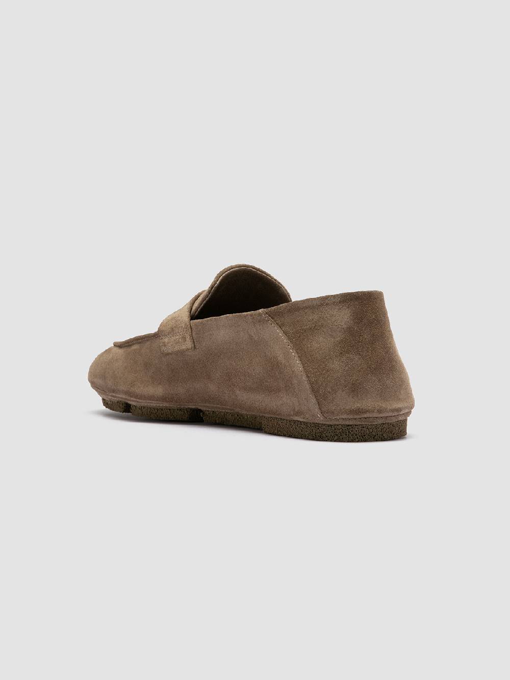 Officine Creative C-SIDE 001 Mocassini in Pelle Scamosciata Tortora Acquista Ora