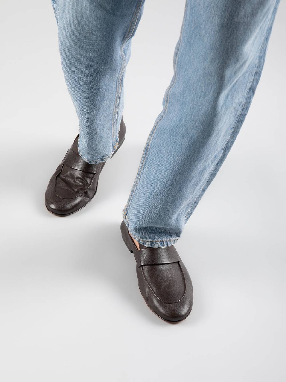 Officine Creative AIRTO 001 Mocassini Penny Loafer in Pelle Verde Consegna Veloce