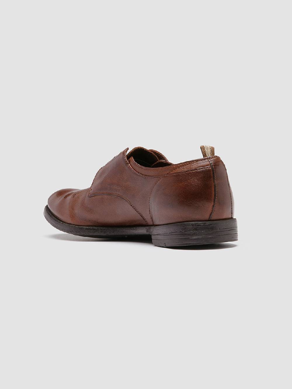 Officine Creative ARC 500 Derby in Pelle Marrone Fino Al -60%