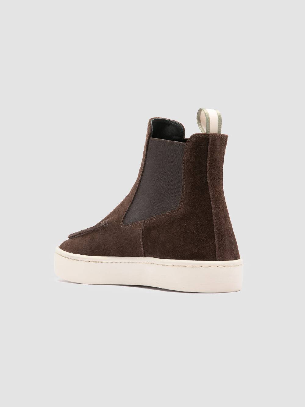 Officine Creative BUG 003 Stivaletti Chelsea in Pelle Scamosciata Marrone Convenienza