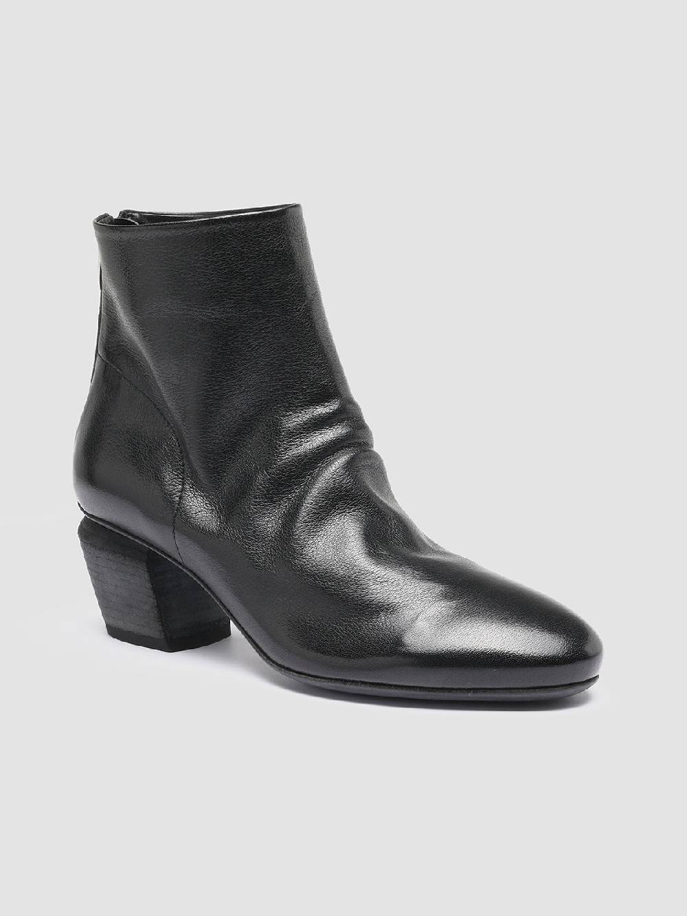 Officine Creative BONNIE 001 Stivaletti in Pelle Nera Sconto