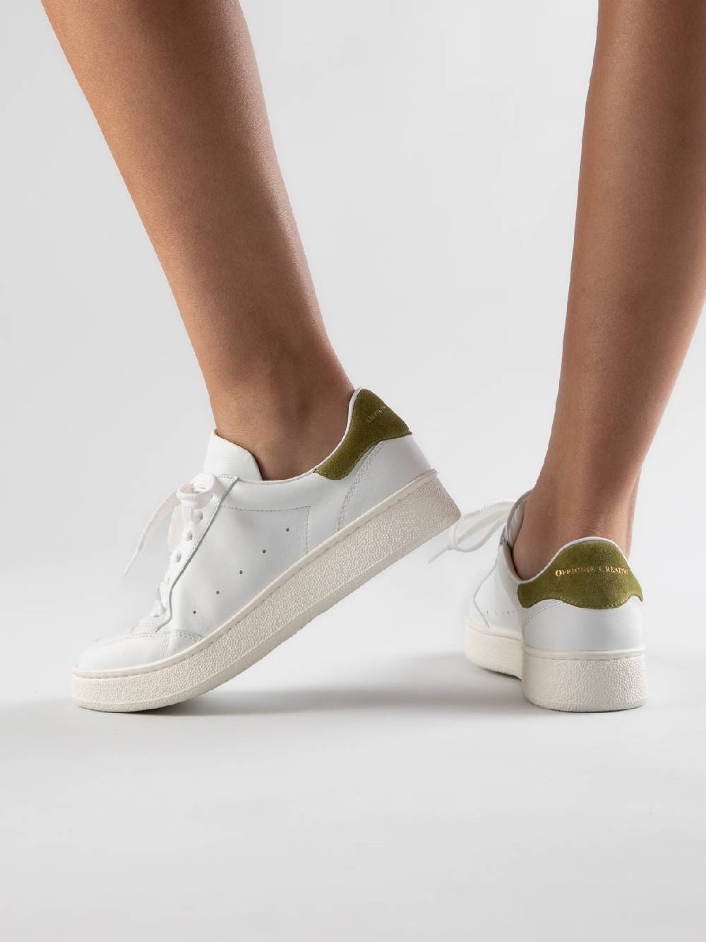 Officine Creative MOWER 109 Sneakers in Pelle Bianca Saldi