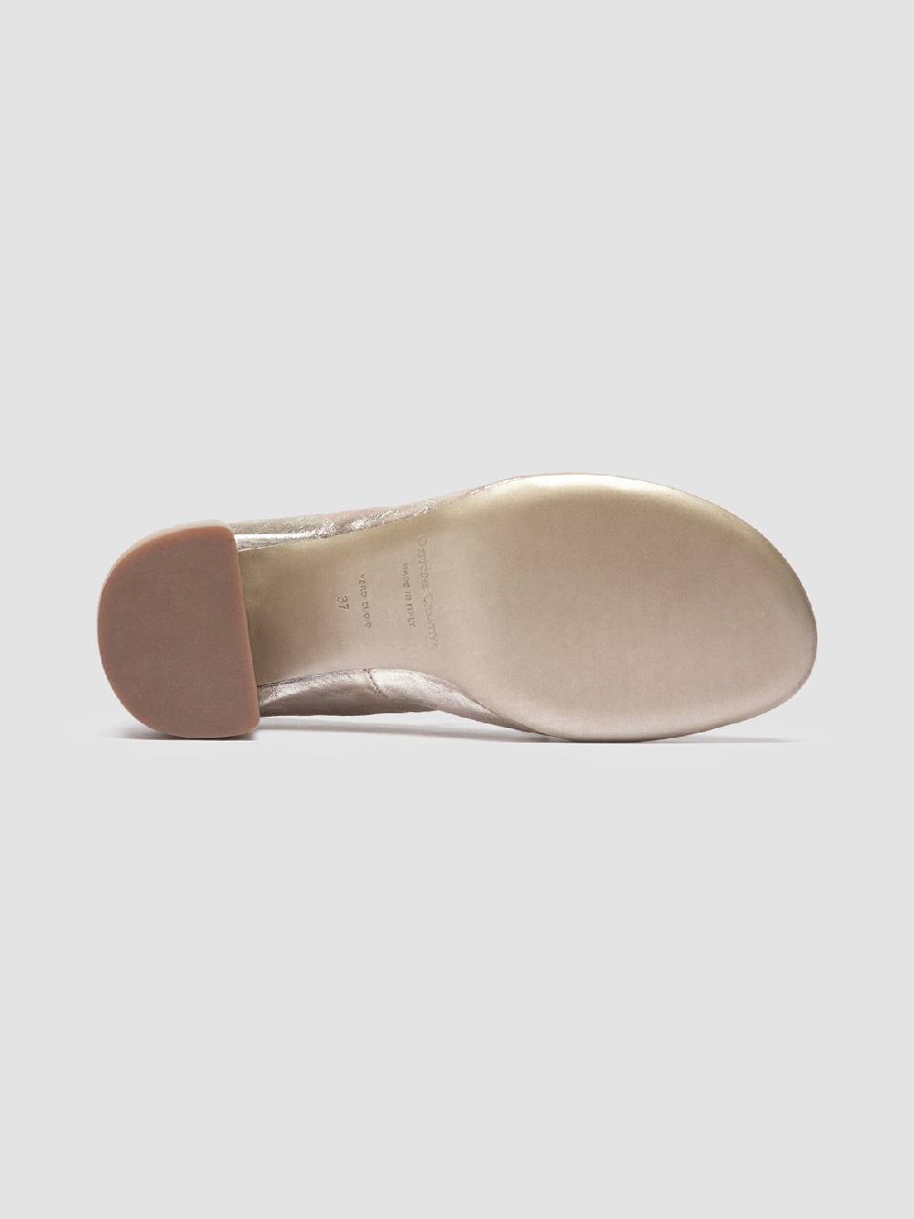 Officine Creative FLORE 001 Ballerine in Pelle Metallizzata Vendita Calda