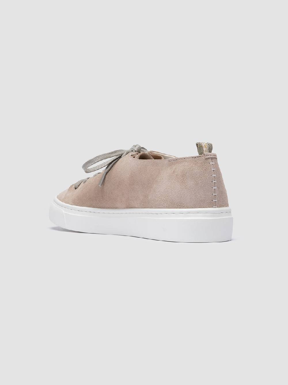 Officine Creative LEGGERA 100 Taupe Suede Low Top Sneakers 2025