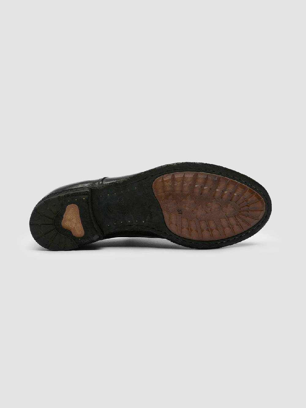 Officine Creative LEXIKON 012 Derby in Pelle Nera Nuovo