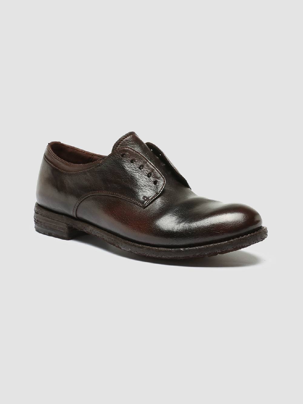 Officine Creative LEXIKON 012 Scarpe Derby in Pelle Marrone Qualità