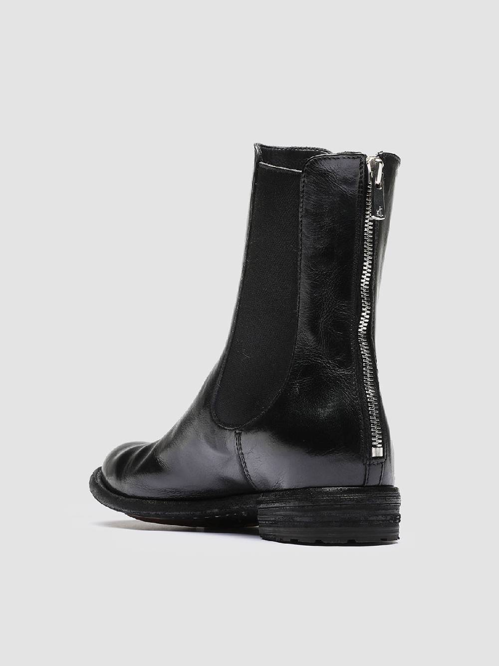 Officine Creative LEXIKON 073 Stivaletti Chelsea in Pelle Nera Vendita