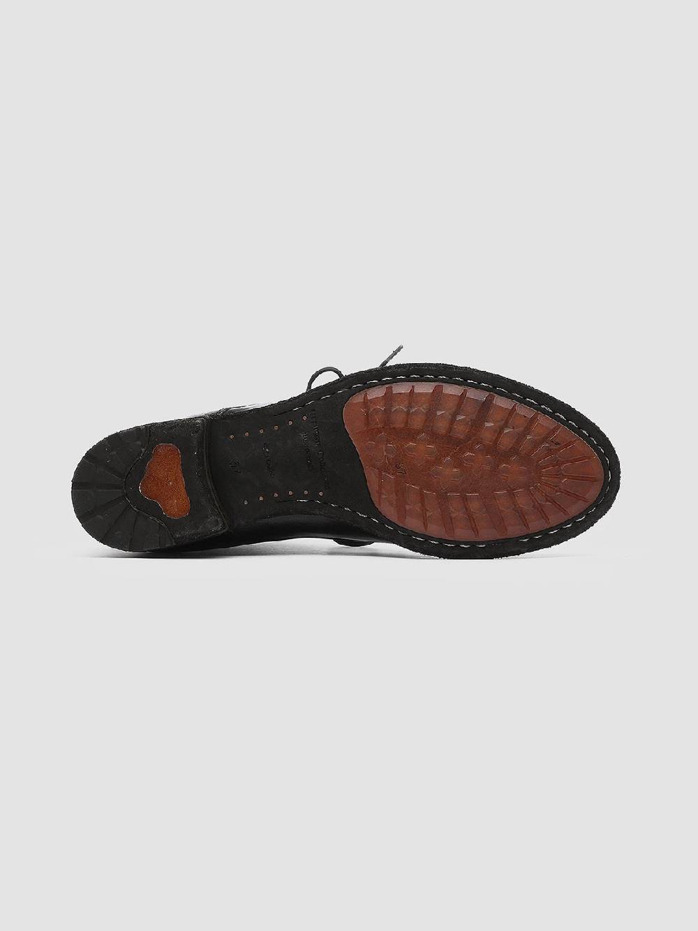 Officine Creative LEXIKON 123 Stivaletti in Pelle Nera con Zip Soddisfazione Garantita
