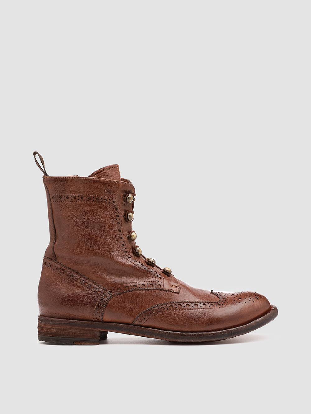 Officine Creative LEXIKON 131 Stivaletti in Pelle Marrone Acquista Ora