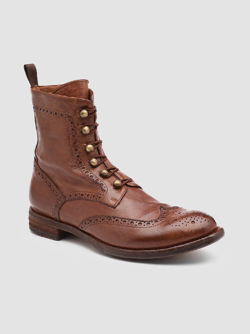 Officine Creative LEXIKON 131 Stivaletti in Pelle Marrone Acquista Ora