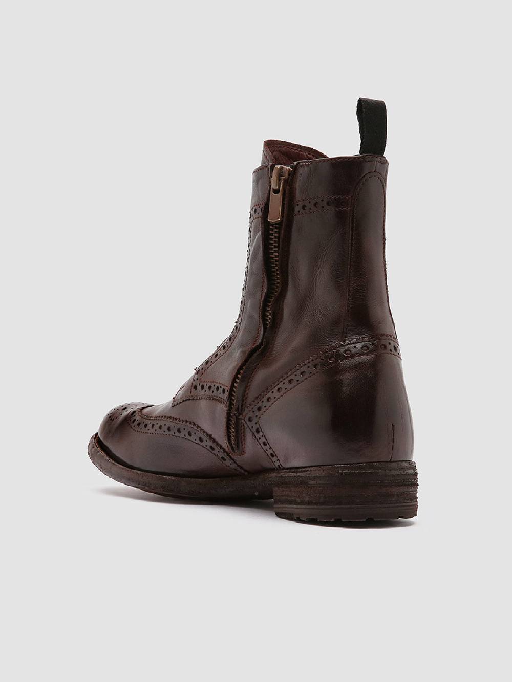 Officine Creative LEXIKON 131 Stivaletti in Pelle Marrone Consegna Veloce