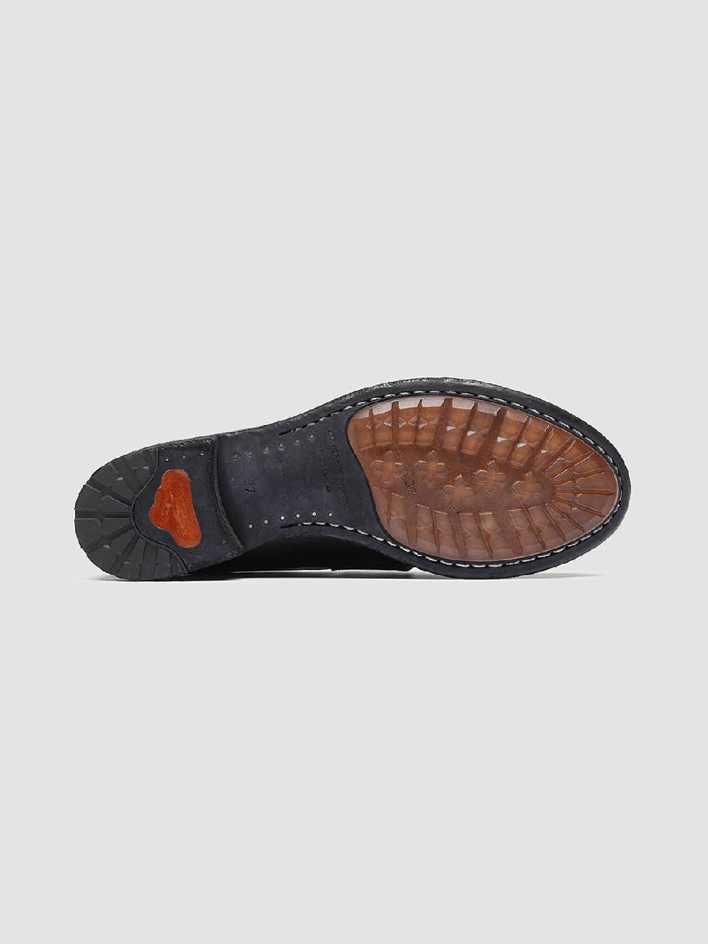 Officine Creative LEXIKON 140 Mocassini Penny Loafer in Pelle Nera Promozione Limitata