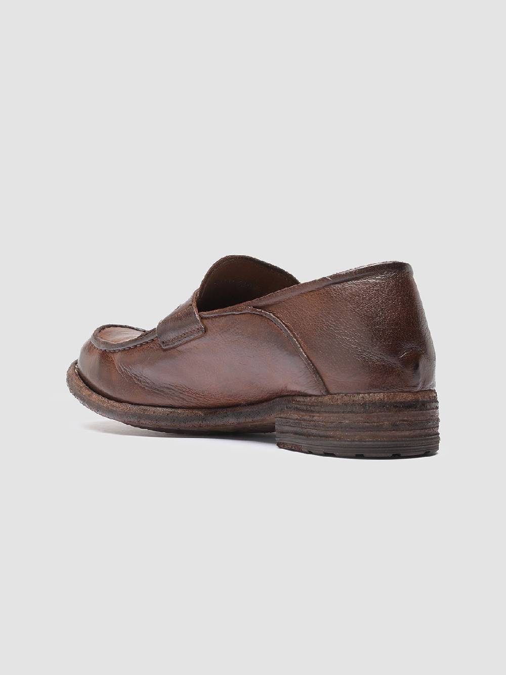Officine Creative LEXIKON 140 Mocassini Penny Loafer in Pelle Marrone Fino Al -60%