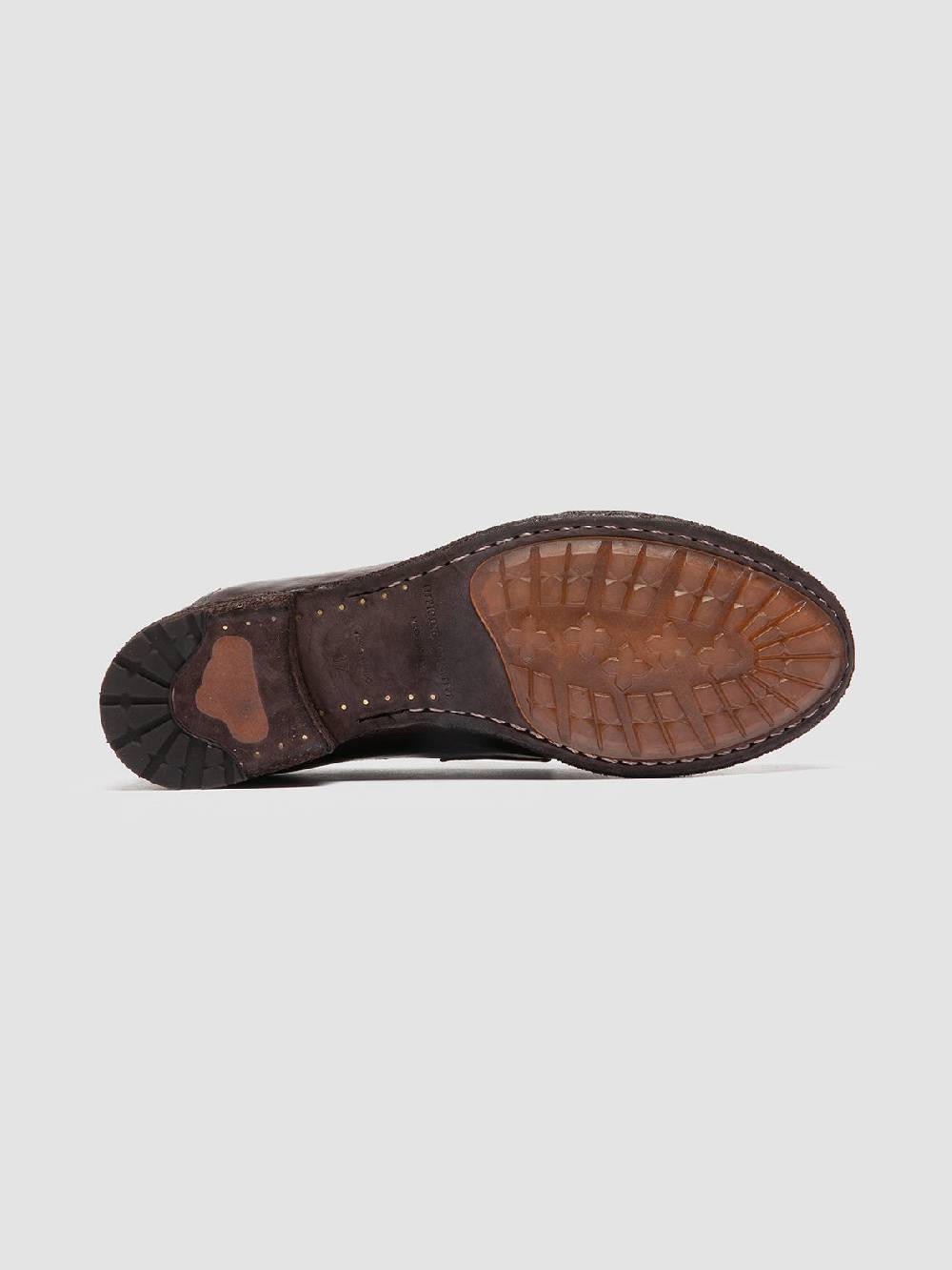 Officine Creative LEXIKON 140 Mocassini Penny Loafer in Pelle Marrone Shopping Online