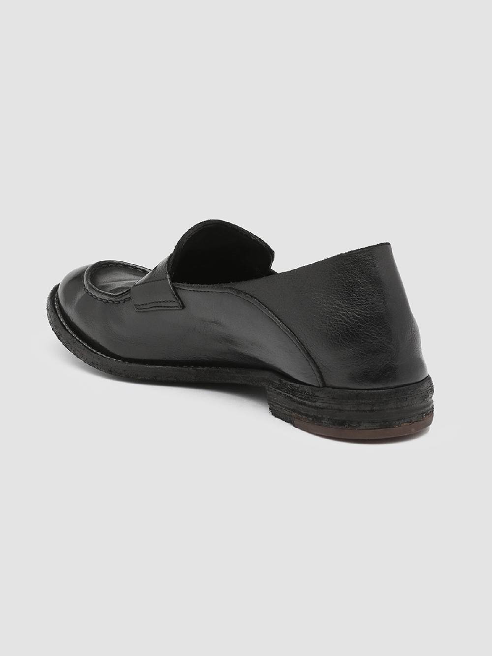 Officine Creative LEXIKON 516 Mocassini in Pelle Nera Affare Del Giorno