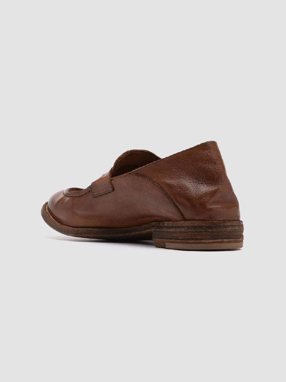 Officine Creative LEXIKON 516 Mocassini in Pelle Marrone Prezzo Ridotto