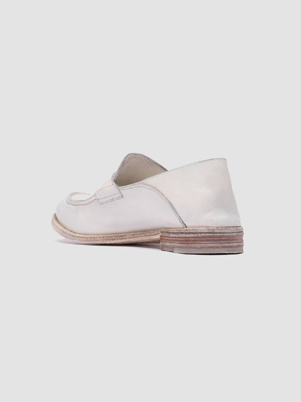 Officine Creative LEXIKON 516 White Leather Loafers Novità