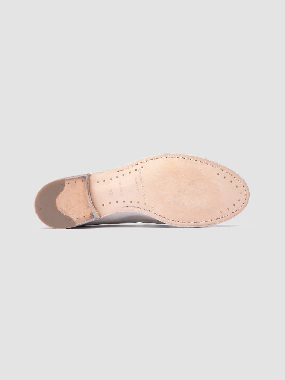 Officine Creative LEXIKON 516 White Leather Loafers Novità