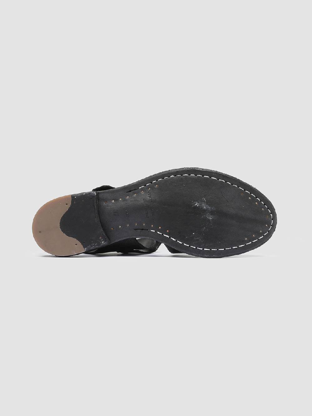 Officine Creative LEXIKON 536 Sandali in Pelle Nera Presa