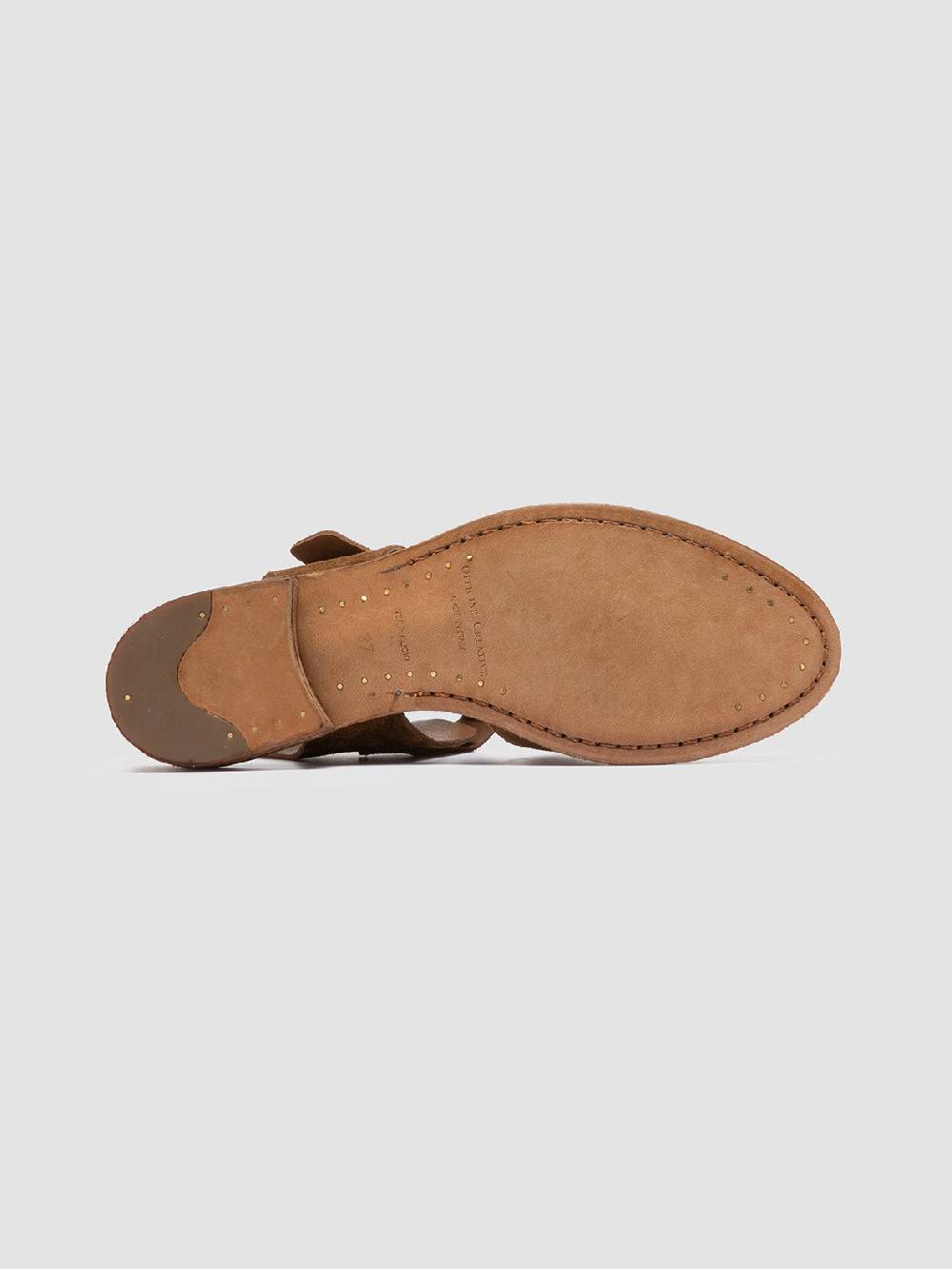 Officine Creative LEXIKON 536 Sandali in Pelle Scamosciata Marrone Sconto