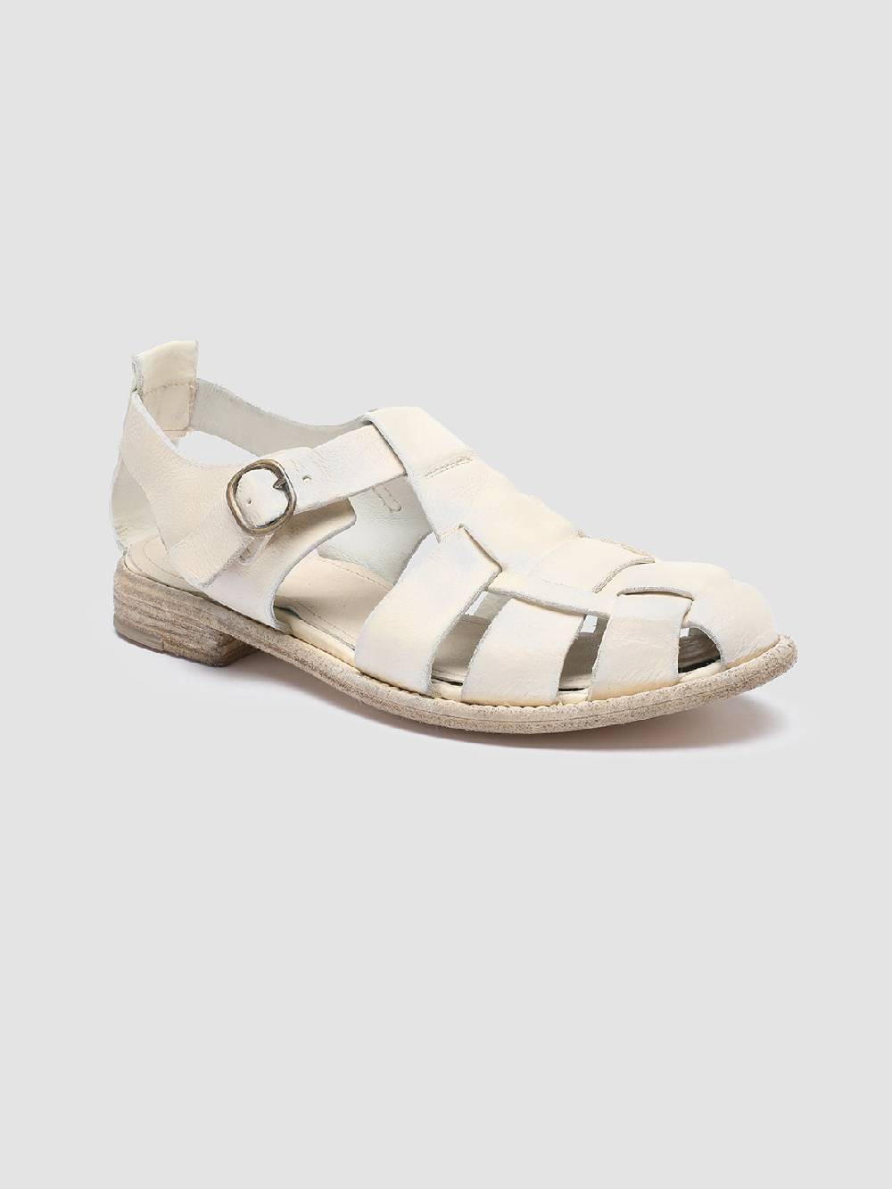 Officine Creative LEXIKON 536 Sandali in Pelle Bianca Economico